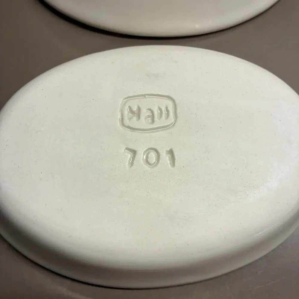 Hall Pottery 701 Set of 6 Individual Restaurant Quality Oval Casserole LOT THREE